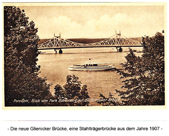 Glienicker Brücke, gebaut 1907